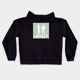 Guys with skulls Kids Hoodie